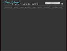 Tablet Screenshot of livingseaimages.com